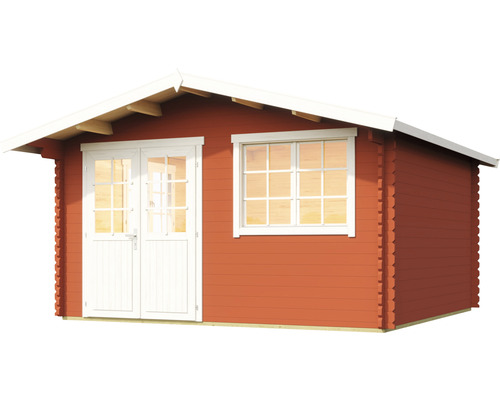 Gartenhaus aus Holz mit Doppeltür und Fenster