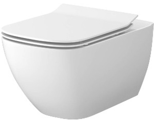 Spülrandloses Wand-WC-Set Cersanit Virgo weiß S701427