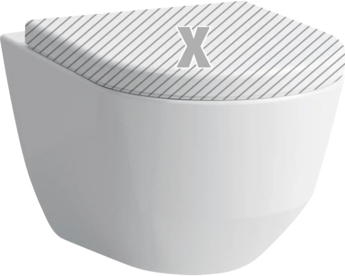 Wand-Tiefspül-WC aus Sanitärkeramik