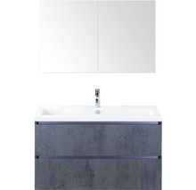 Waschtisch mit Unterschrank und Spiegelschrank für das Badezimmer