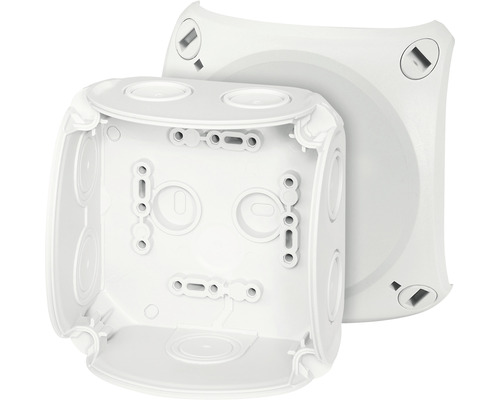 Hensel Feuchtraum Abzweigkasten 93x93x62 mm DK0200G Aufputzgehäuse mit Deckel