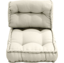 Set Palettenkissen beige 63x74 cm