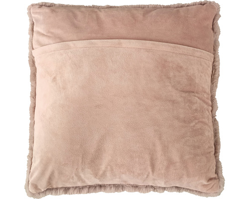 Dekokissen mit Kunstfellrand
