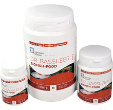 Drei Packungen Dr. Bassleer Biofish-Food Fischfutter