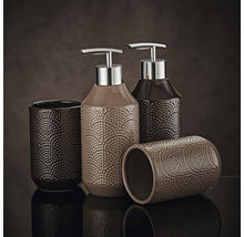 Badezimmer-Set mit Seifenspendern und Zahnputzbechern