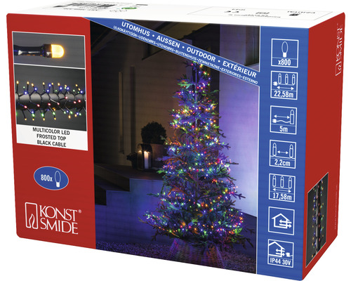 Lichterkette Weihnachtsbaum Micro LED Konstsmide HORNBACH |