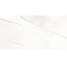 Feinsteinzeug Wand- und Bodenfliese Serrenti 60,6 x 120,6 cm 9 mm weiß matt rektifiziert-thumb-0