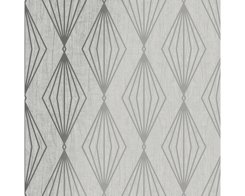 Vliestapete 111314 Jewel Marquise Geometrisch grau Tapete mit geometrischem Diamantenmuster