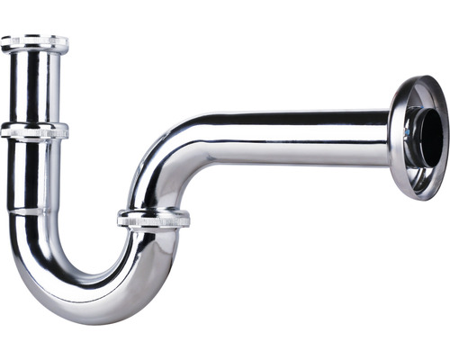 Siphon aus Metall für Sanitärinstallationen