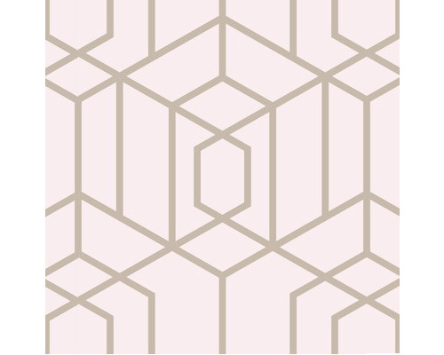 Vliestapete 112092 Julien Macdonald Disco Vogue rosa Tapete mit geometrischem Muster