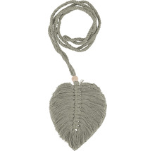 Makramee-Blatt mit Baumwollkordel zur Dekoration