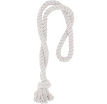 Gedrehtes Baumwollseil mit Knoten