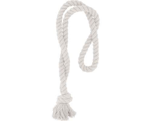 Gedrehtes Baumwollseil mit Knoten