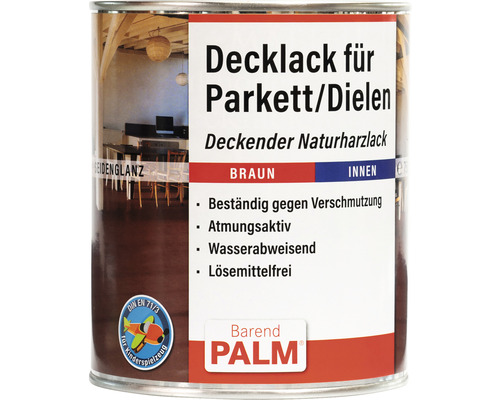 Barend Palm Decklack f. Parkett & Dielen braun 750 ml