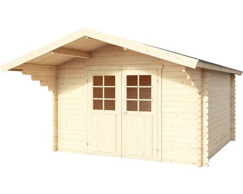 Holzgartenhaus mit Doppeltür