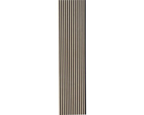 Holzpaneel mit Lamellenstruktur für Wandgestaltung