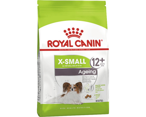 Hundefutter trocken Royal Canin X-Small Ageing +12, 0,5 kg
