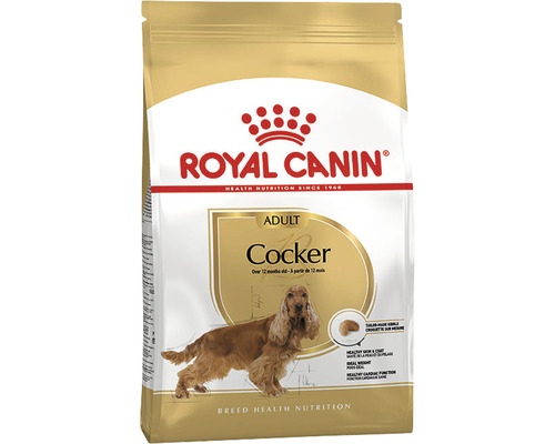 Hundefutter trocken, ROYAL CANIN BHN Cocker adult, 12 kg Royal Canin Adult Cocker Hundefutter-Packung