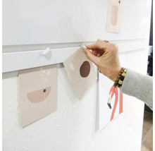 Posterleiste Info Rail Magnetisch weiß 200 cm inkl. 4 Magnet Mäuse