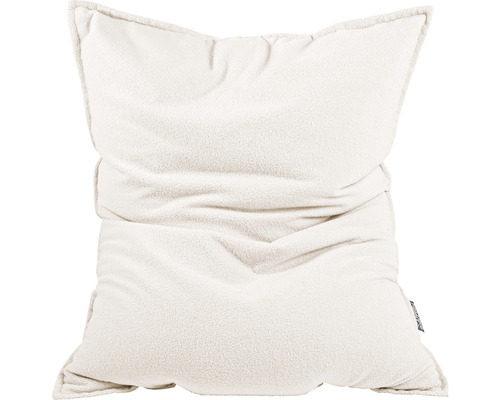 Sitzsack Sitting Point Bigbag Woolly ca. 300 Liter natur beige 155x125x20 cm Quadratisches Kissen