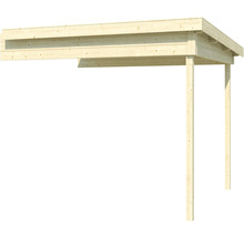 Holzcarport mit zwei Pfosten