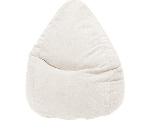 Sitzsack Sitting Point Beanbag Woolly XL ca. 220 Liter natur beige 70x110 cm Beiger Sitzsack