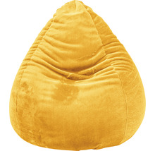Gelber Sitzsack aus Stoff