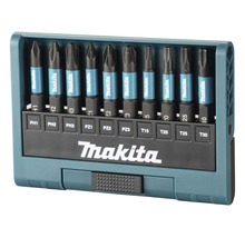 Makita Bit-Set mit verschiedenen Schrauberbits in einer Aufbewahrungsbox