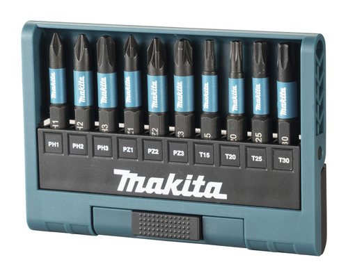 Makita Bit-Set mit verschiedenen Schrauberbits in einer Aufbewahrungsbox