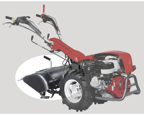 Motorhacke mit Schutzblech und Motor