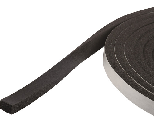 fix-o-moll Universal-Schaumdichtband anthrazit 10 m 10 x 15 mm Dichtungsband aus Schaumstoff auf Rolle