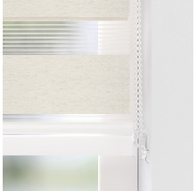 Doppelrollo am Fenster mit Kettenzug