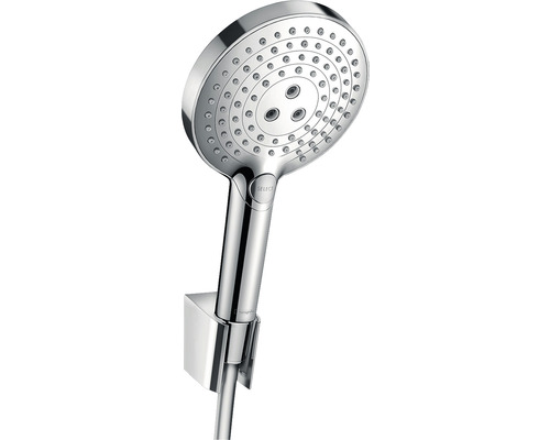 Handbrause Set hansgrohe Raindance Select S 120 3jet mit Brauseschlauch 1600 mm chrom 26721000