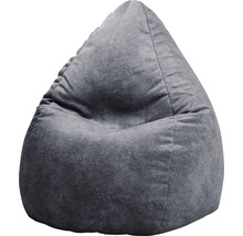 Grauer Sitzsack