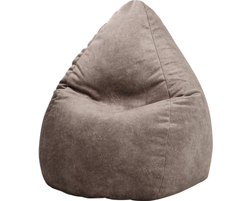 Sitzsack Sitting Point Beanbag Karolina XL ca. 220 Liter taupe braun 70x110 cm Grauer Sitzsack für den Innenbereich