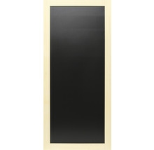 Schwarze Schreibtafel mit Holzrahmen