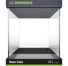 Aquarium DENNERLE Nano Cube 30 l mit Rückwandfolie