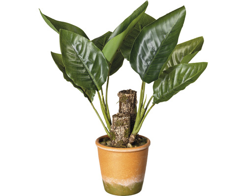 Kunstpflanze Cannablattpflanze Höhe: 45 cm grün