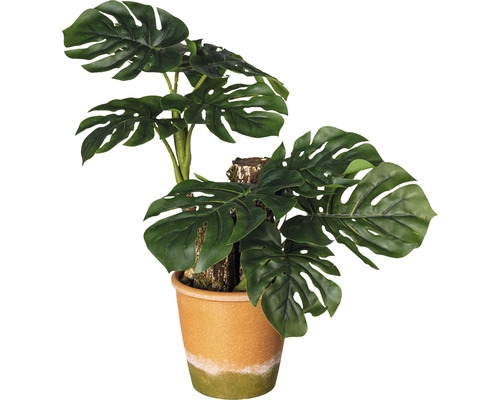 Kunstpflanze Splitphilodendron Höhe: 45 cm grün