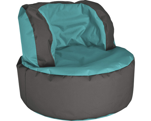 Sitzsessel Outdoor Sitting Point Bebop Scuba ca. 210 Liter petrol/grau 85x65 cm Sitzsack Sessel für den Innenbereich