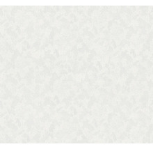 Weiße Textiltapete mit Struktur