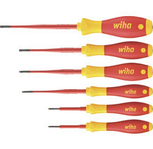 Sechs Wiha Feinmechaniker-Schraubendreher mit Torx-Profil