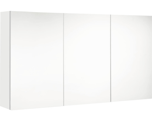 Spiegelschrank Allibert LOOK 120 x 18 x 65 cm weiß hochglanz 3 IP 44 (fremdkörper- und spritzwassergeschützt)