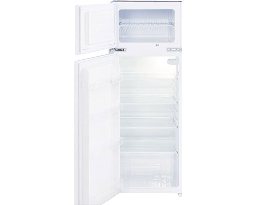 Offener Kühlschrank mit Gefrierfach