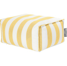Quadratischer Sitzsack mit Streifenmuster