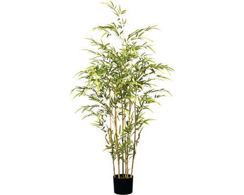 Kunstpflanze Bambus Höhe: 130 cm grün