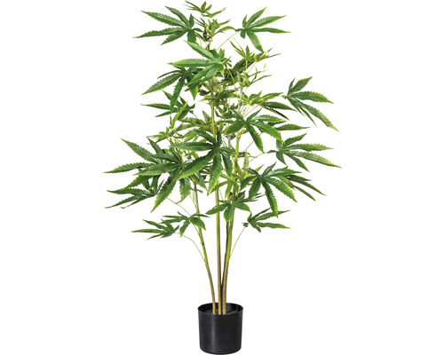 Kunstpflanze Zierhanfpflanze Höhe: 90 cm grün