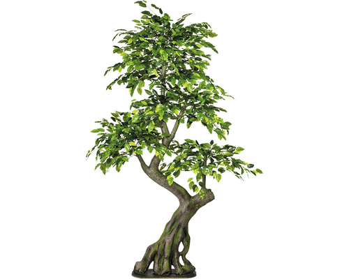 Kunstpflanze Ficus Benjamin Ø 80 cm Höhe: 170 cm grün