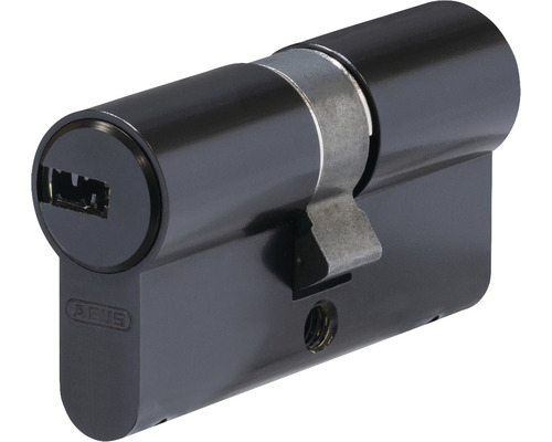 Profilzylinder D6XBL Abus 40/40 schwarz einzelschließend ABUS Zylinder für Türschlösser