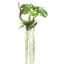 Kunstpflanze Splitphilodendron Höhe: 160 cm grün